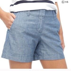 J Crew Factory Chambray Shorts, size 8